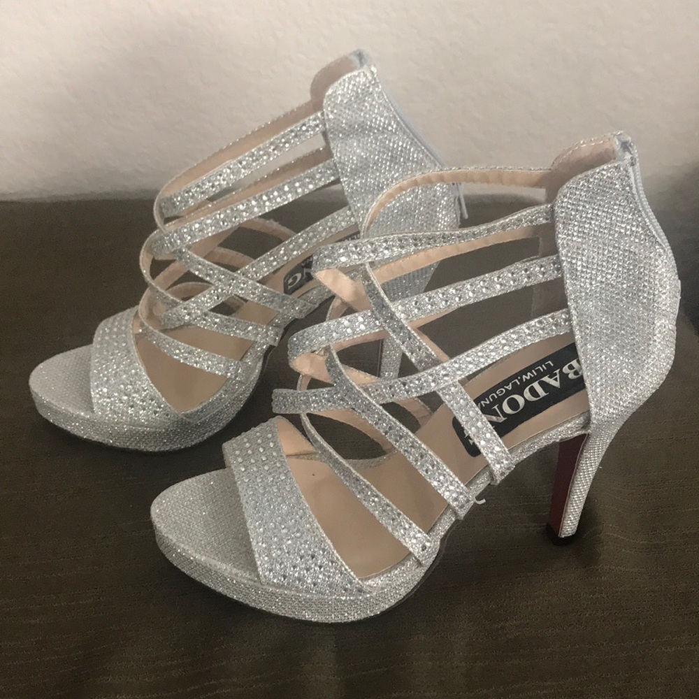 Glitzy sandals